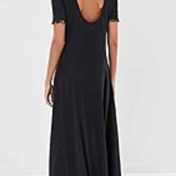 STAUD Black Le Havre Midi Dress - Picture 2 of 5